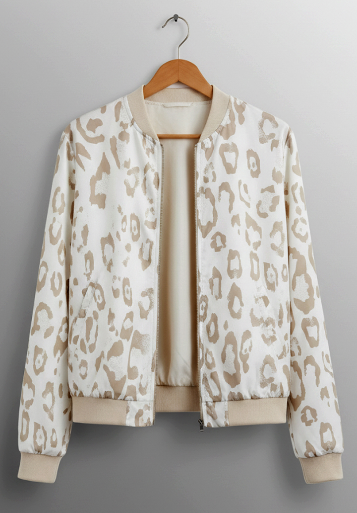 Kadın Uzun Kollu Önden Fermuarlı Modal Ceket  - 2