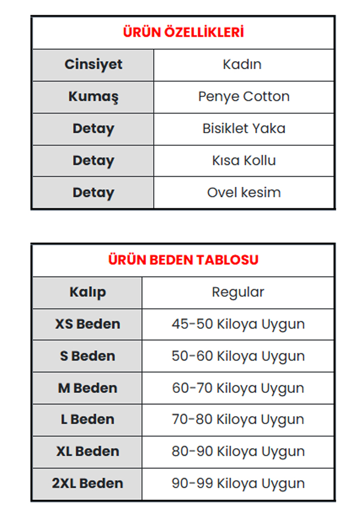 Kadın Bisiklet Yaka Oval Kesim Basic T-Shirt - Beyaz - 3