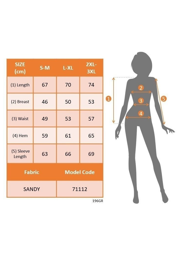 Kadın Uzun Kollu Göğüs Pencere Detay Yaka Boğazlı Kolları Tüllü Sandy Bluz - 4
