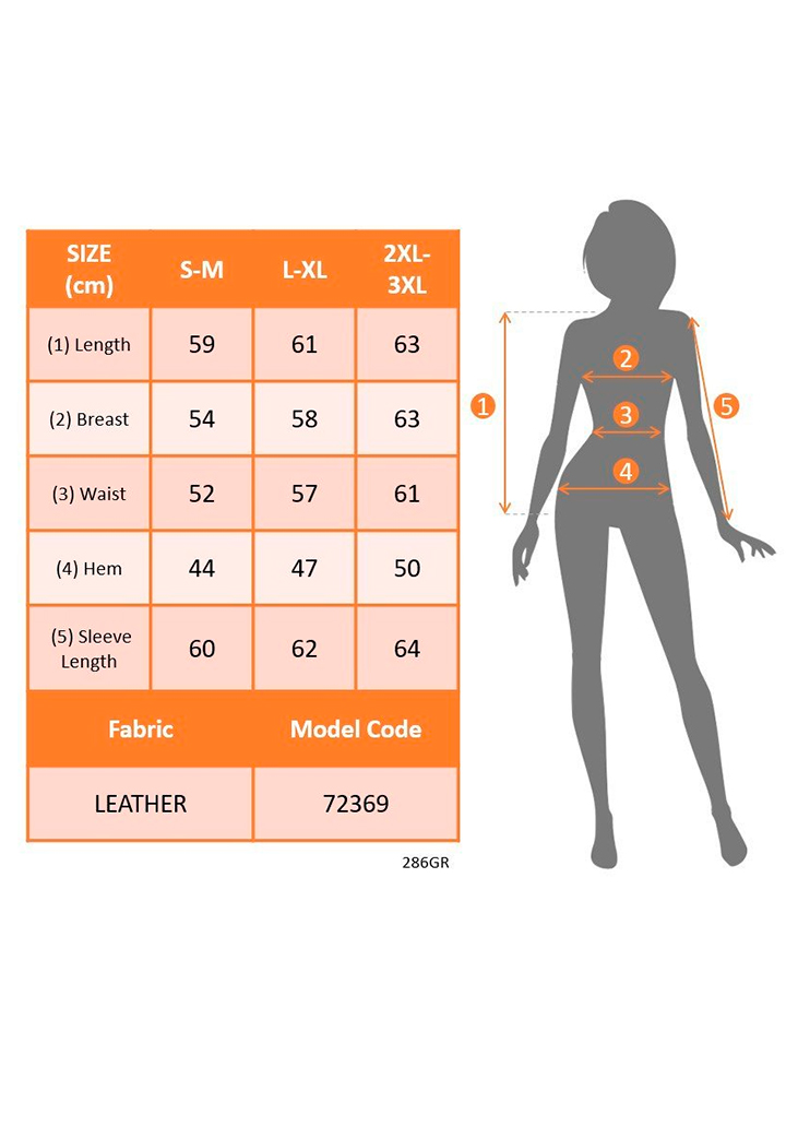 Kadın Önden Fermuarlı Ribanalı Yaka Manşet Siyah Deri Spor Ceket - 5