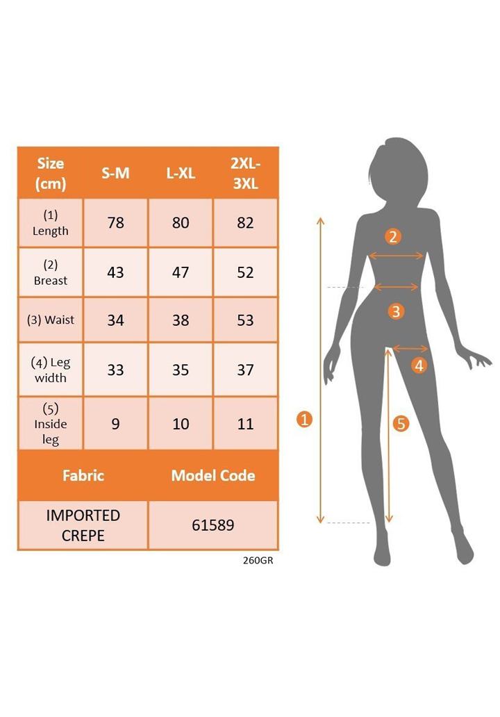 Kadın Sıfır Kollu V Yakalı Cep Detaylı İthal Krep Tulum - 5